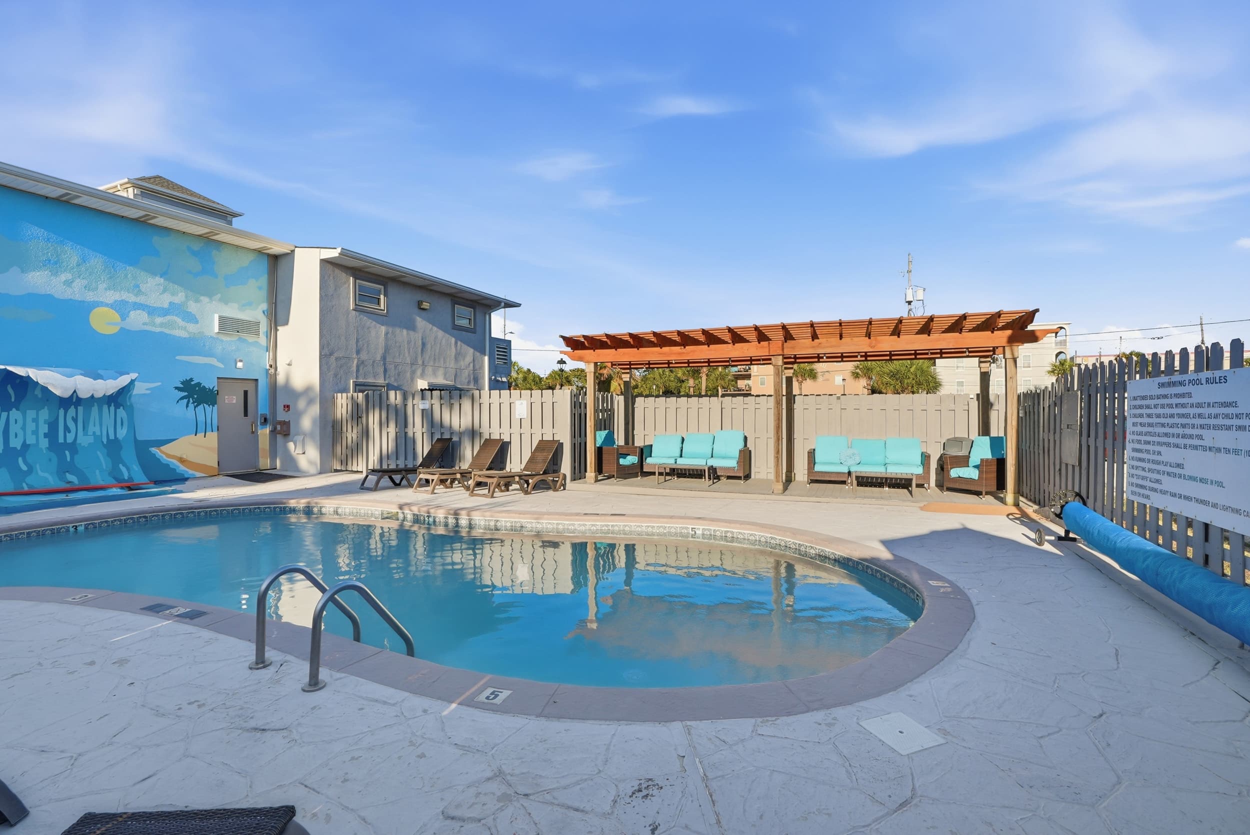 Pool and pergola